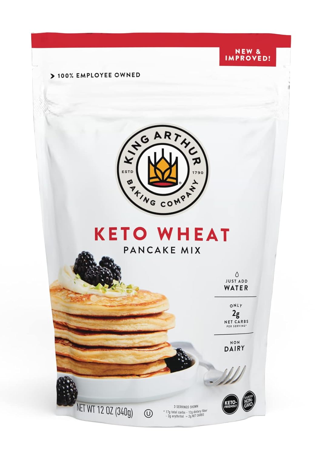 2g net carbs per serving for keto/low-carb compliance