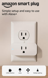 Amazon Smart Plug – Easy Tech Gift for Mom, Voice-Controlled Lamps and Lights