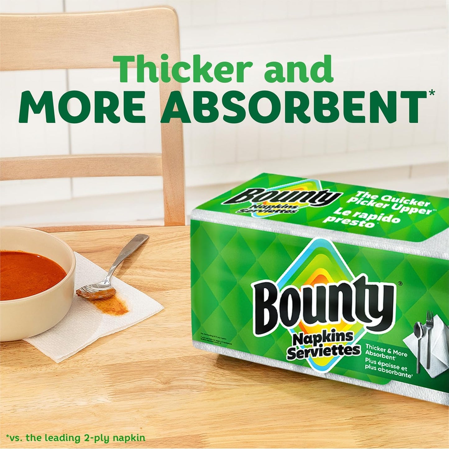 2x stronger when wet vs. leading brand (proprietary wet-strength technology)