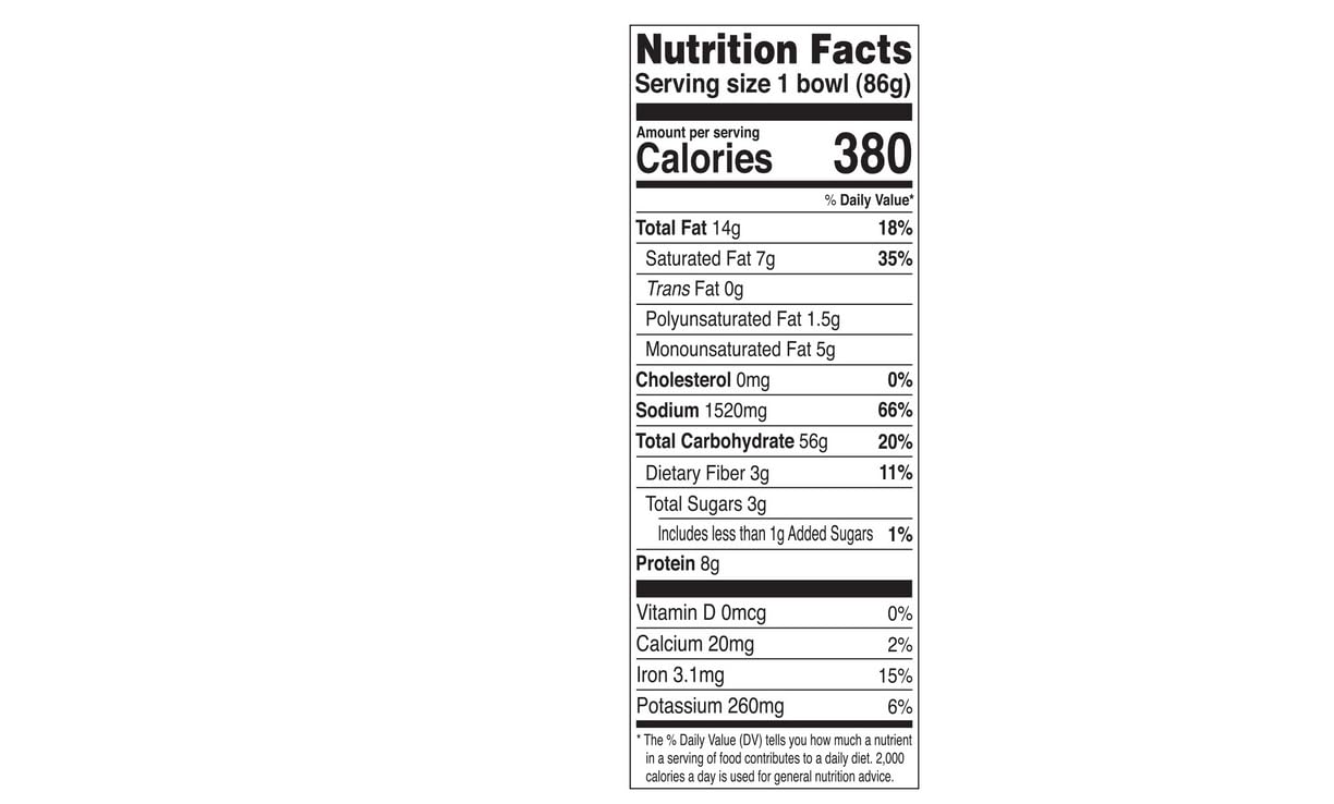 3.03 oz single-serve portion sized for one person