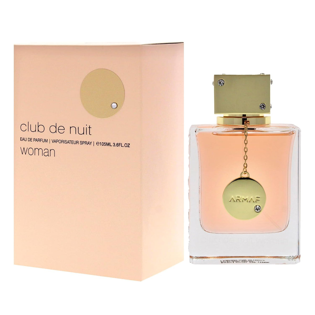 3.6 oz refillable-sized glass bottle with refined presentation