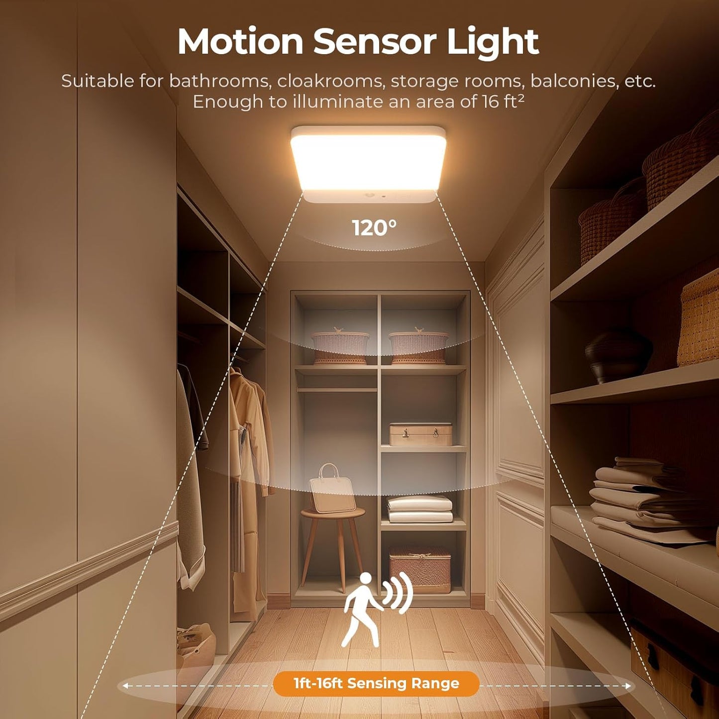 3 adjustable color temperatures (warm white, natural, cool white) with dimmable brightness
