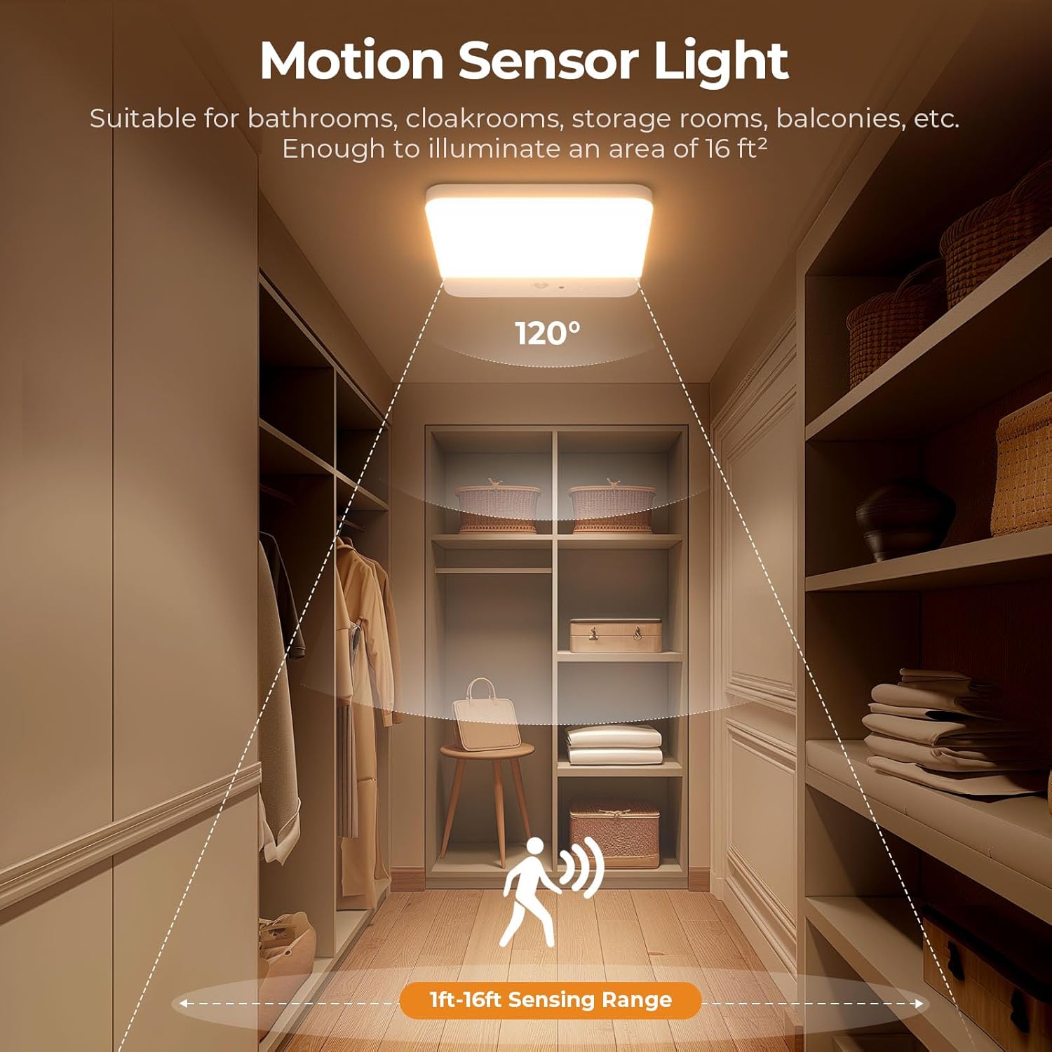 3 adjustable color temperatures (warm white, natural, cool white) with dimmable brightness