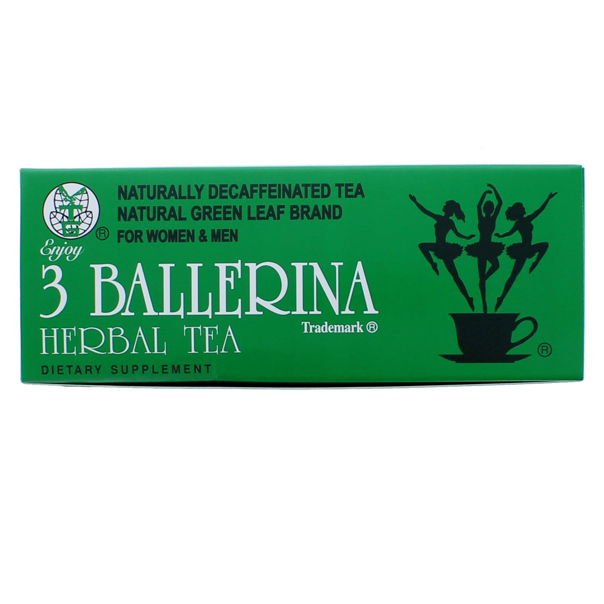 3 Ballerina Tea - 18 Bags by 3 Ballerina | Home Office Cup for Steady Energy & Pre-Meeting Bloating Relief
