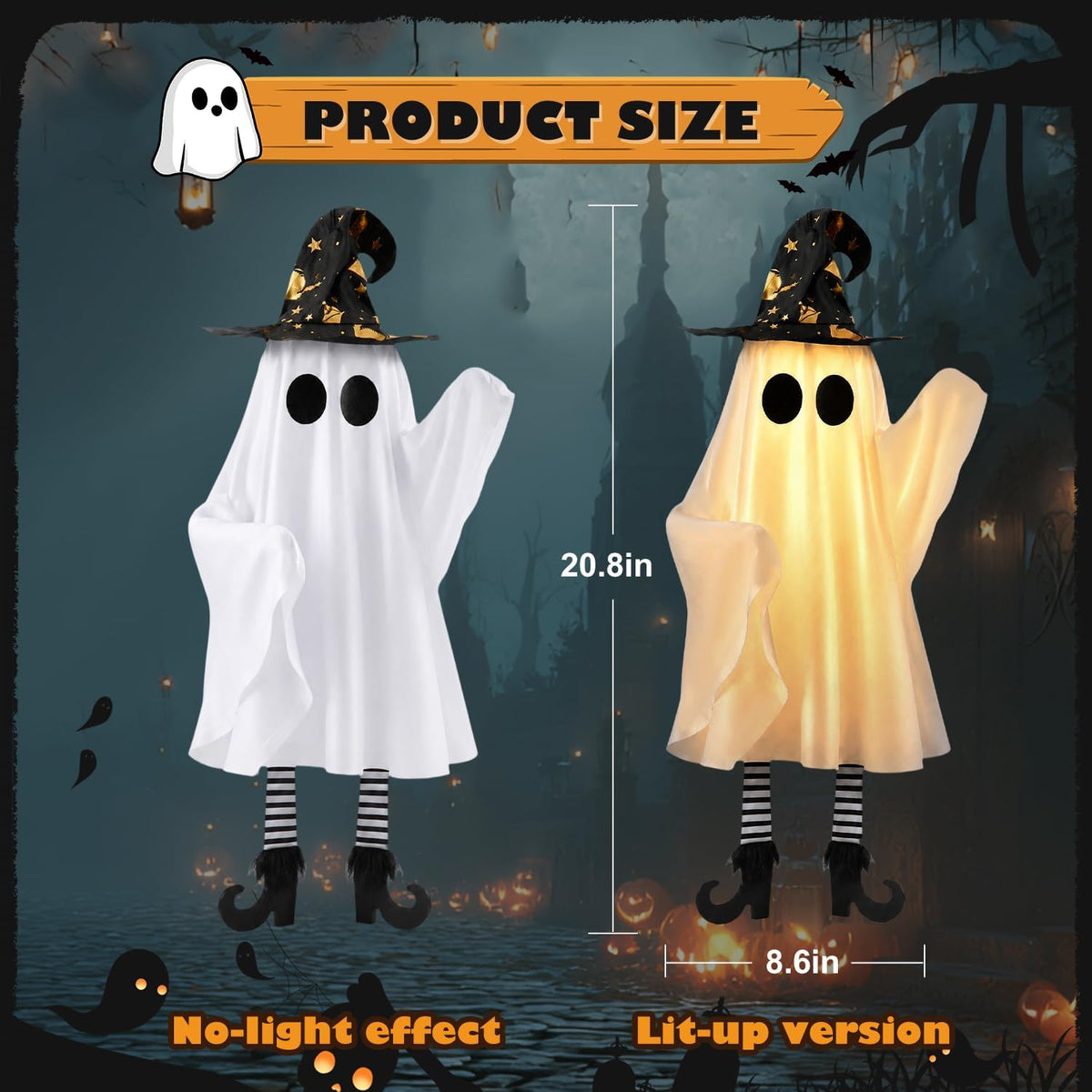 3 dynamic led lighting modes: fast flash, slow flash, steady glow