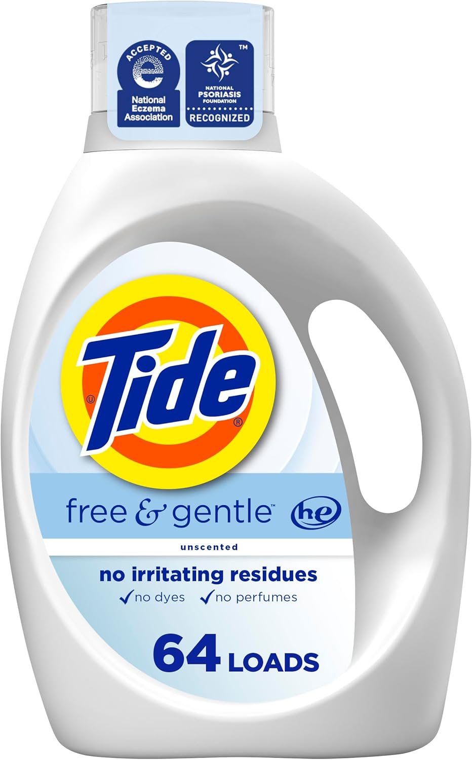 3-in-1 formula combining scent-free, hypoallergenic, and stain-removing performance