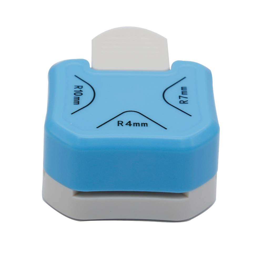 3-in-1 interchangeable corner radius heads: r4mm, r7mm, and r10mm