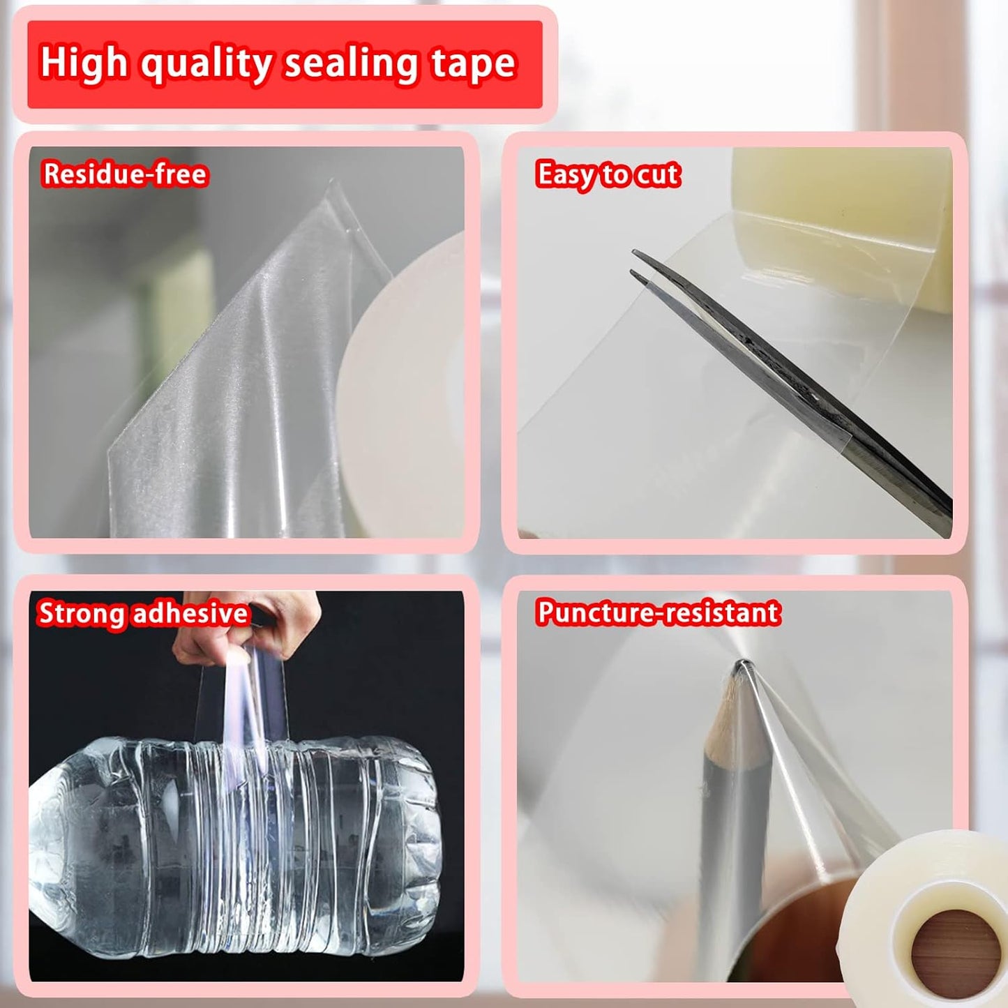 3-inch width provides broader gap coverage than standard tape