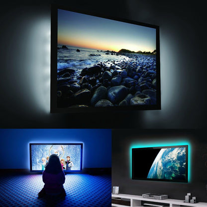 3-key mini in-line controller with mode (20 dynamic modes), color (20 colors), and speed/brightness button