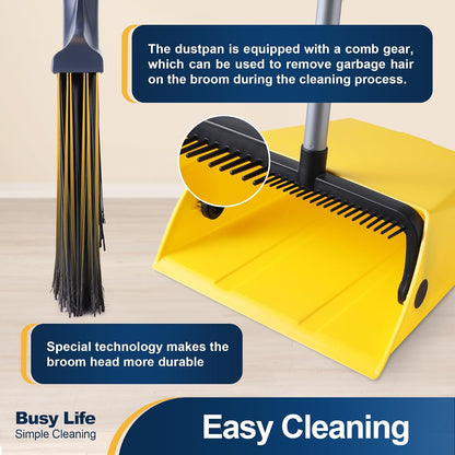 3-layer flagged pet bristles designed for heavy-duty sweeping