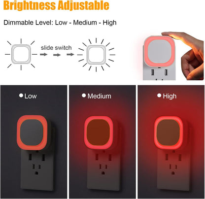 3-level slide dimmer (low, medium, high)