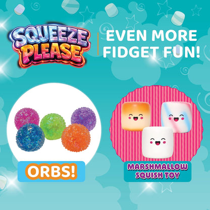 Squeeze Please Slow-Rise Marshmallow Trio – Travel-Friendly Sensory Aid for Kids on the Go