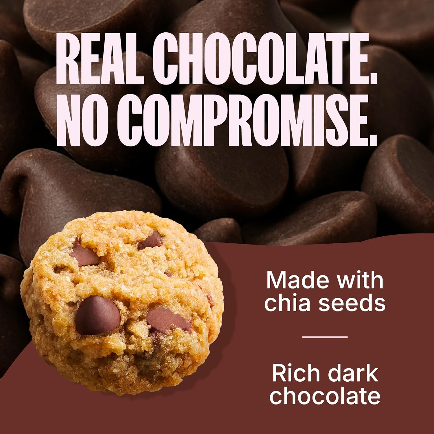 30-count soft-baked mini cookies in two flavors: chocolate chip and double chocolate