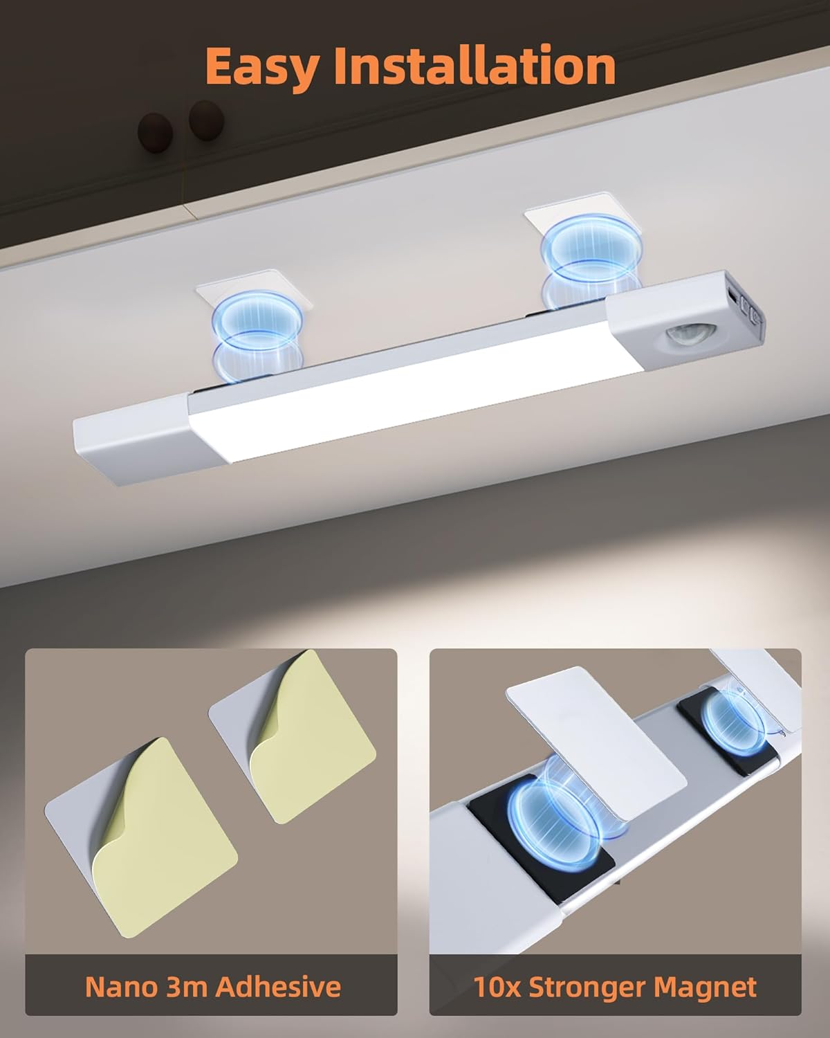 30 led array per bar producing 50 lumens in a slim 8-inch or 11.8-inch form factor