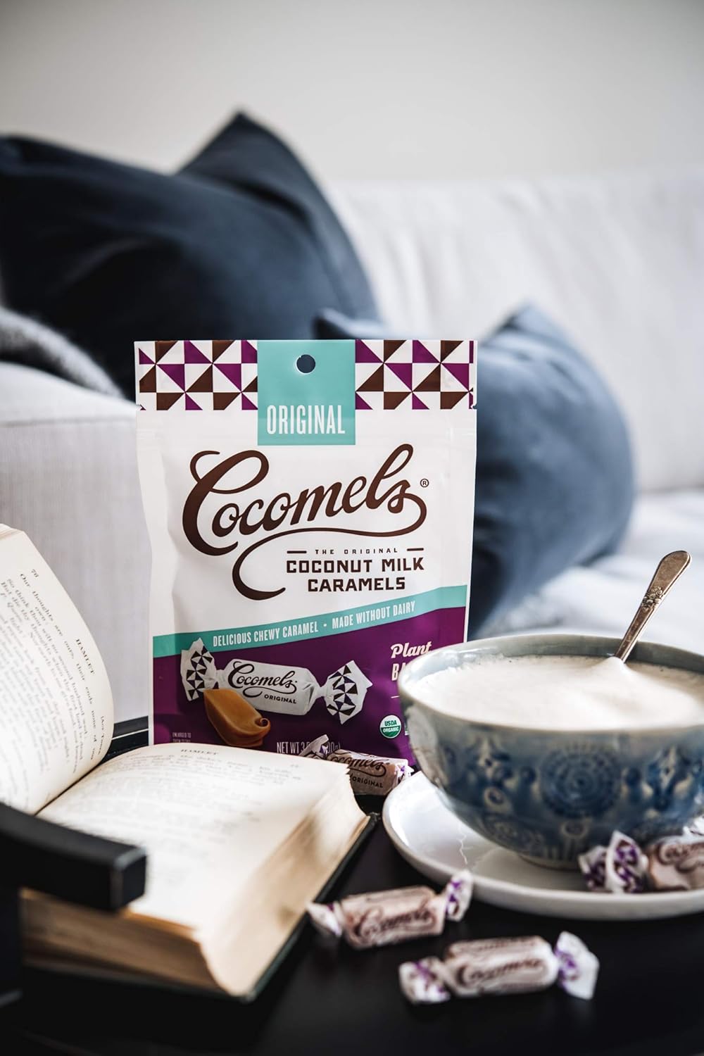 30% less sugar than typical caramel candies
