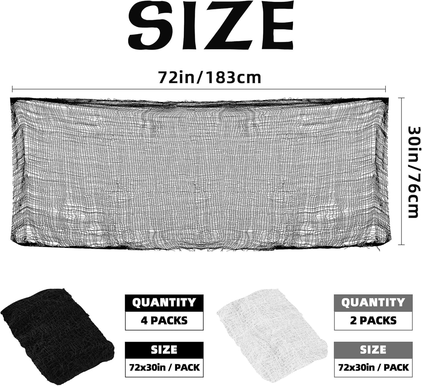 30 x 72 inch per piece dimensions for versatile coverage of doors, windows, and ceilings