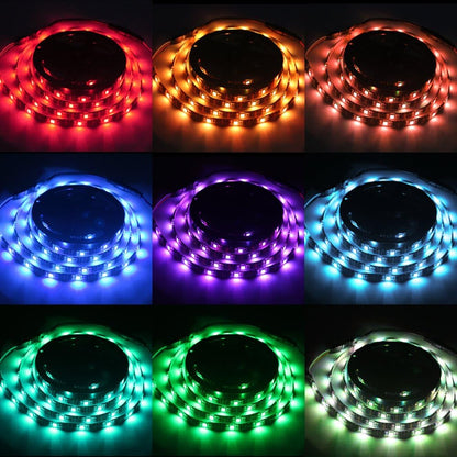 300-led high-density strip with super-viscosity adhesive backing for peel-and-stick install