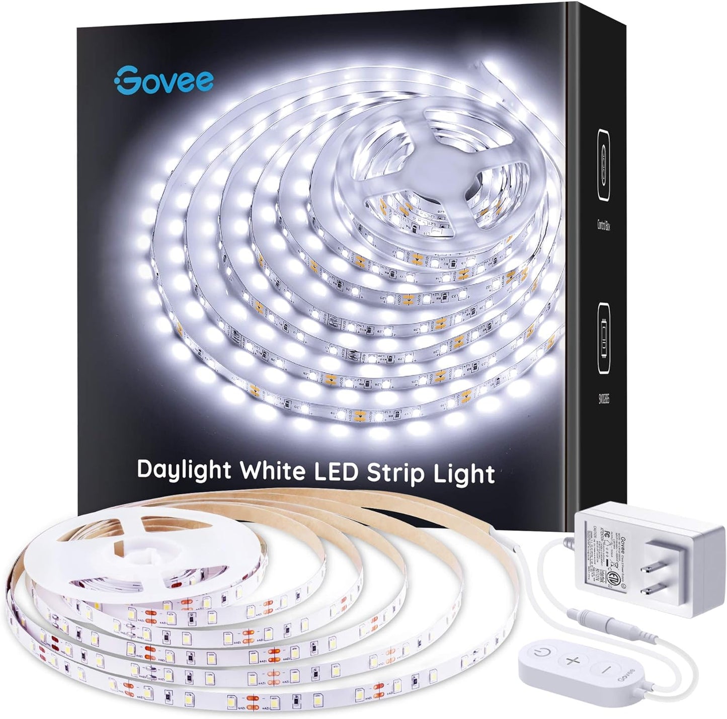 300 leds on 16.4ft tape with 6500k daylight color temperature
