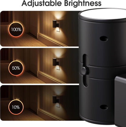 3000k soft white led at only 1w (100 lumens per watt efficiency)
