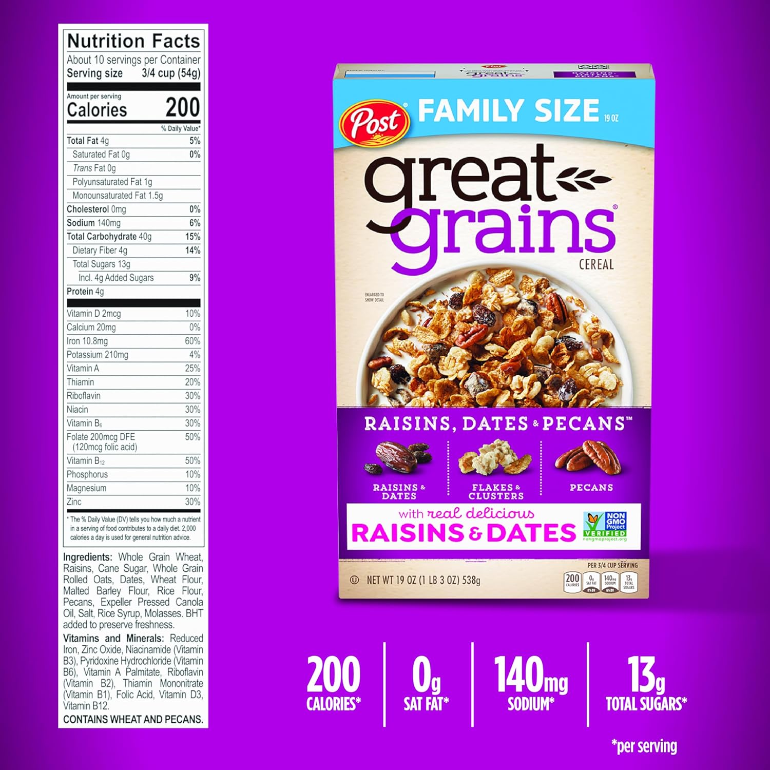 32 grams of whole grain per serving