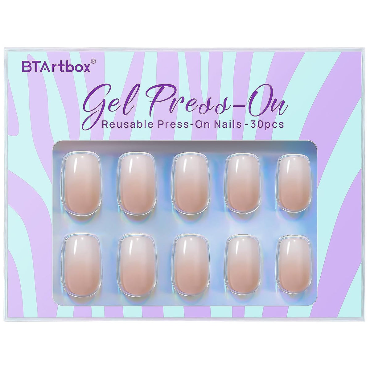 32 nails per kit across 16 pre-sized options (sizes 0–15) for instant fit