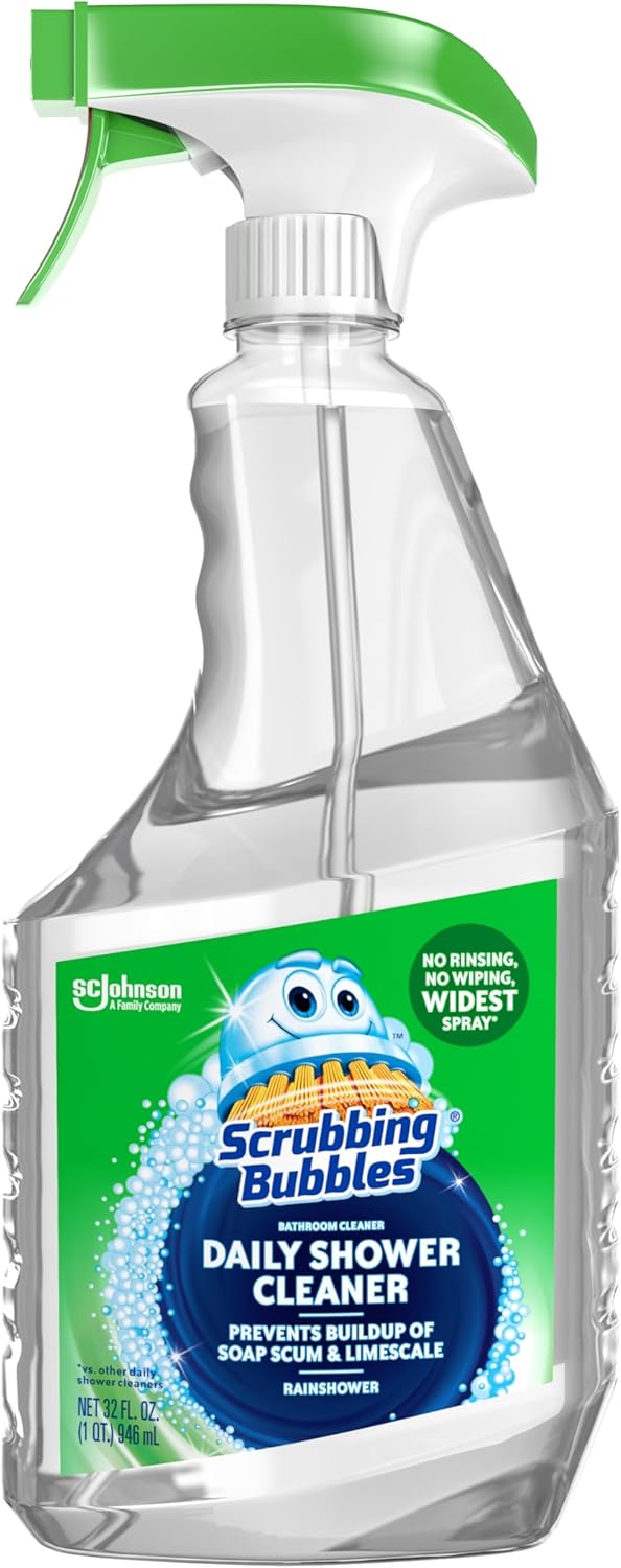32oz spray bottle with adjustable wide-coverage nozzle