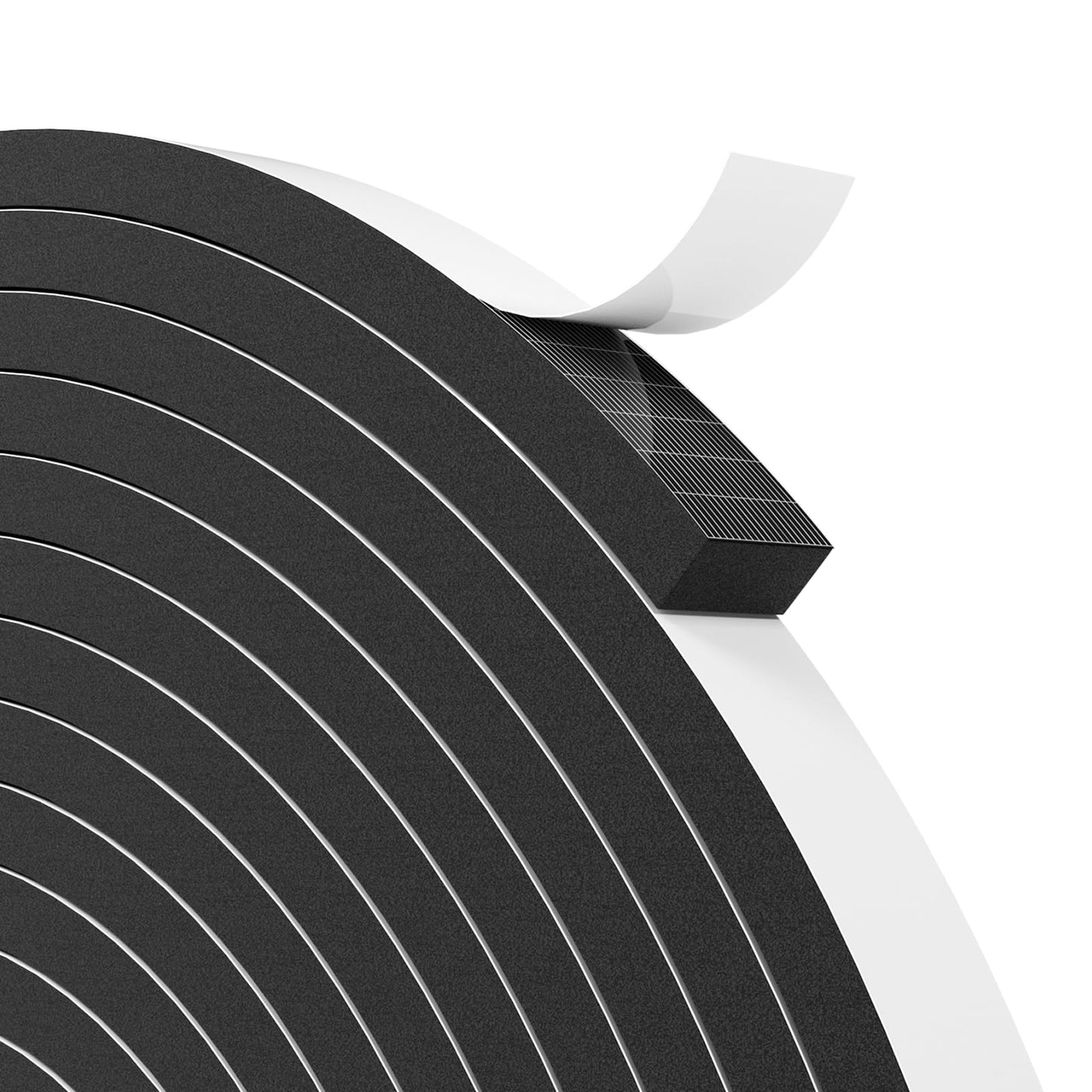 33FT (1/4"×1/2") - Black