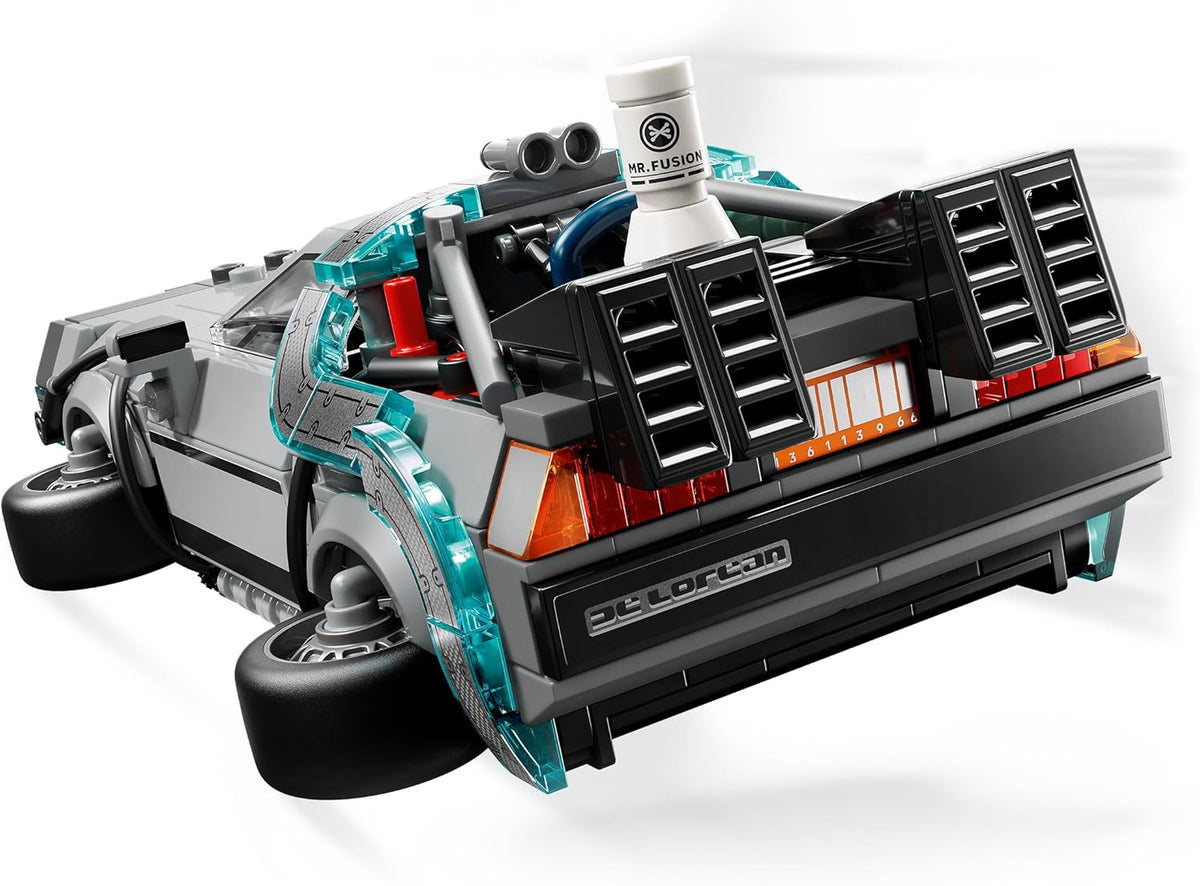 LEGO DeLorean Time Machine 77256 – Mindful Building Project for Off-Hour Relaxation, 357-Piece Set That Doubles as Office Desk Display