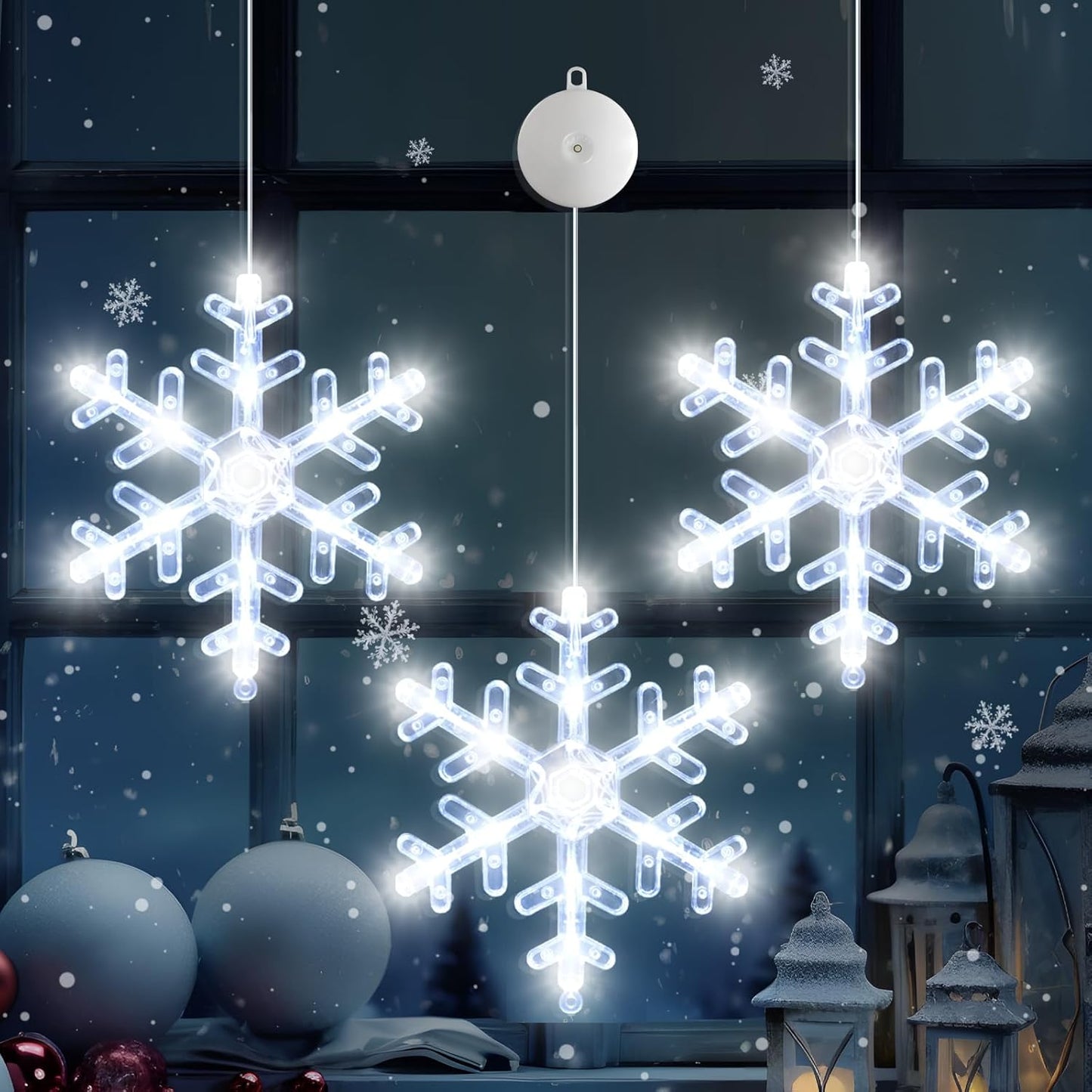 36 white led bulbs per light for bright, low-heat illumination