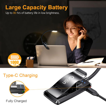360° flexible gooseneck for precise light aiming