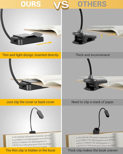360° flexible gooseneck with non-slip padded clip