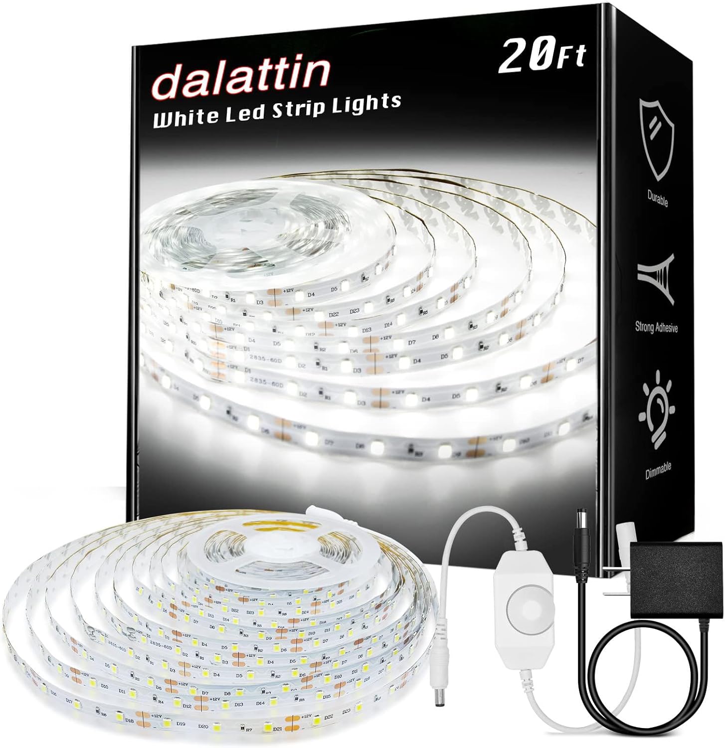 360 high-output leds per strip with 6500k daylight color temperature
