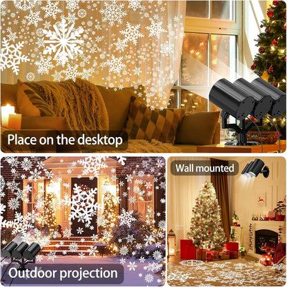 360° rotatable head design with adjustable projection angle