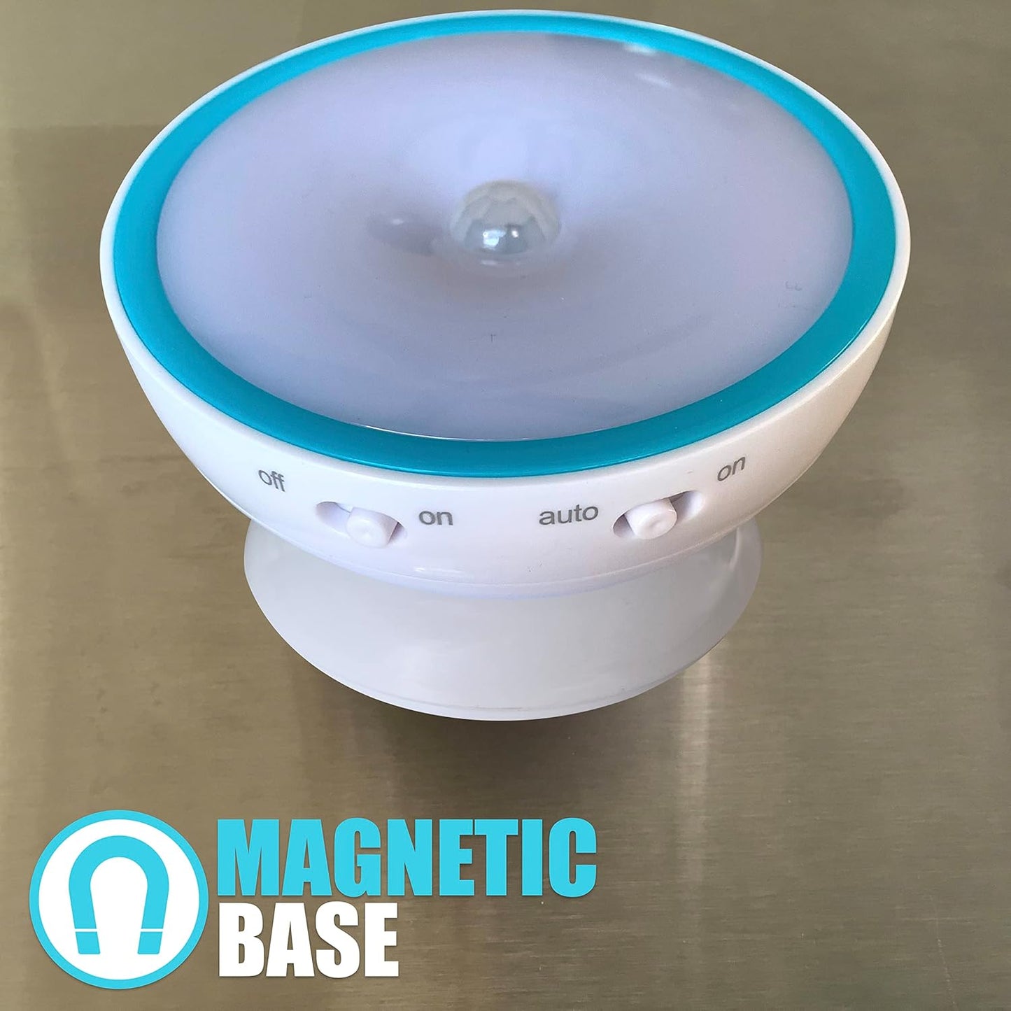 360° rotating base for adjustable light direction