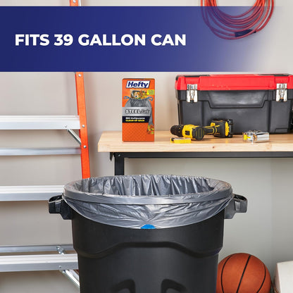 39 gallon large capacity sized for big cleanup jobs