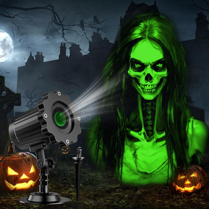 3d dynamic skull projection designed to create a realistic horror effect