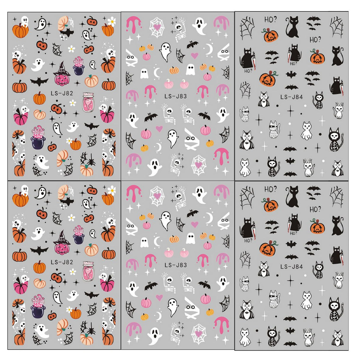 3d embossed designs including ghosts, pumpkins, bats, cats, spider webs, and skulls