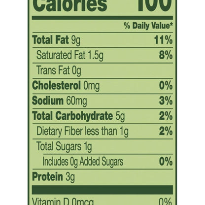 3g of protein per pack for light satiety
