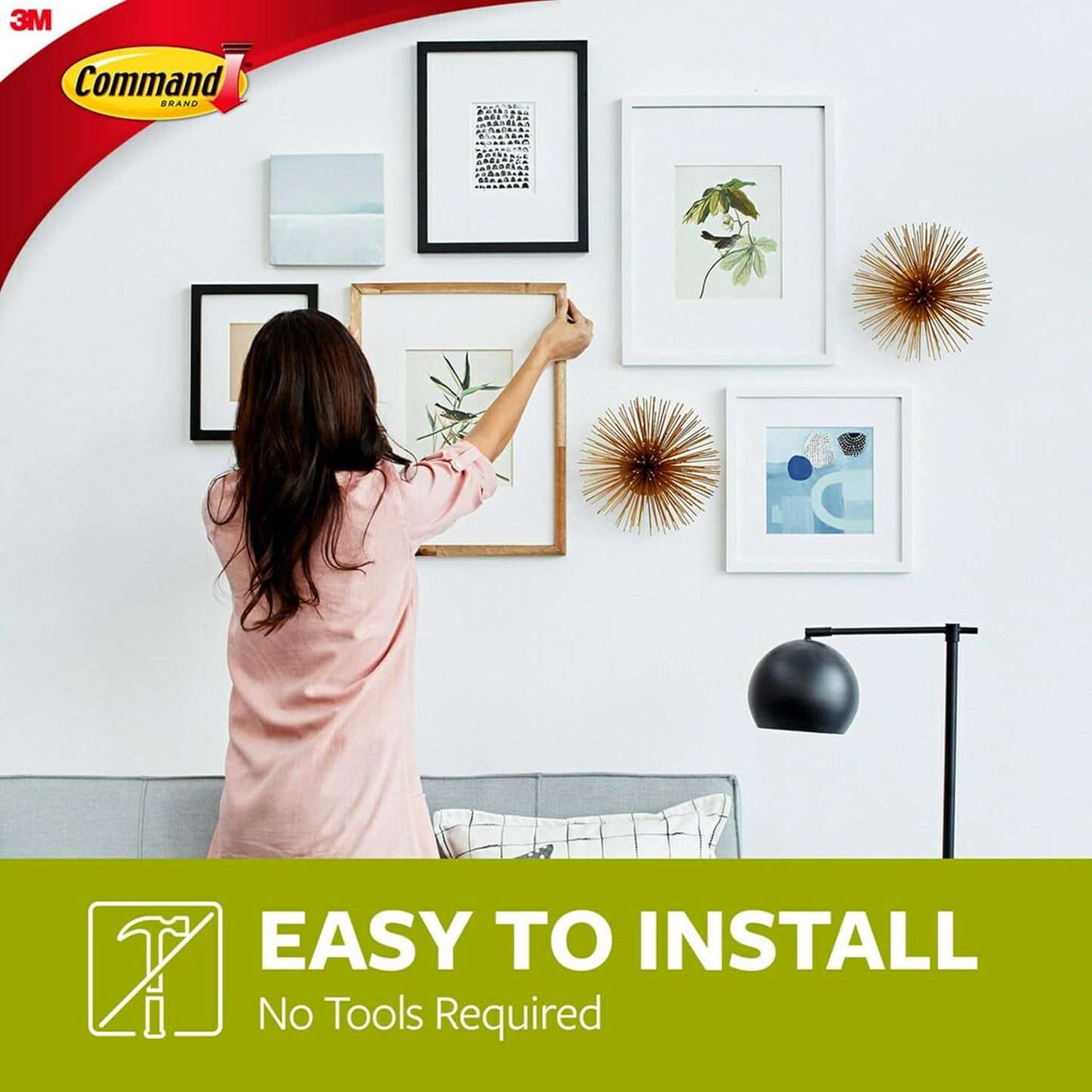 3m adhesive technology engineered for clean removal without wall damage