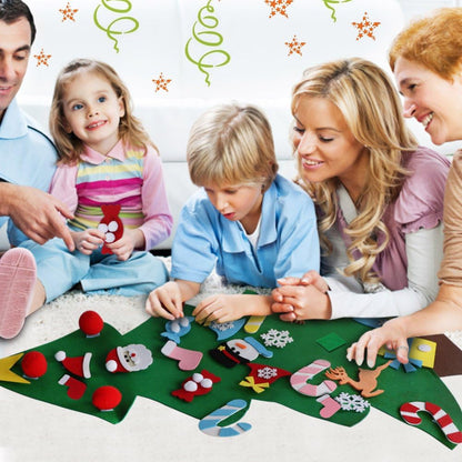Aytai Felt Christmas Tree Wall Hanging – Thoughtful Christmas Gift for Kids from Grandparents, Pre-Packaged