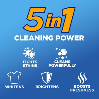 3x concentrated stain fighters vs. leading value detergent
