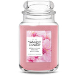 Yankee Candle Lemon Lavender 22oz Jar, Yoga and Meditation Room Aromatherapy Candle with 150-Hour Scent Throw