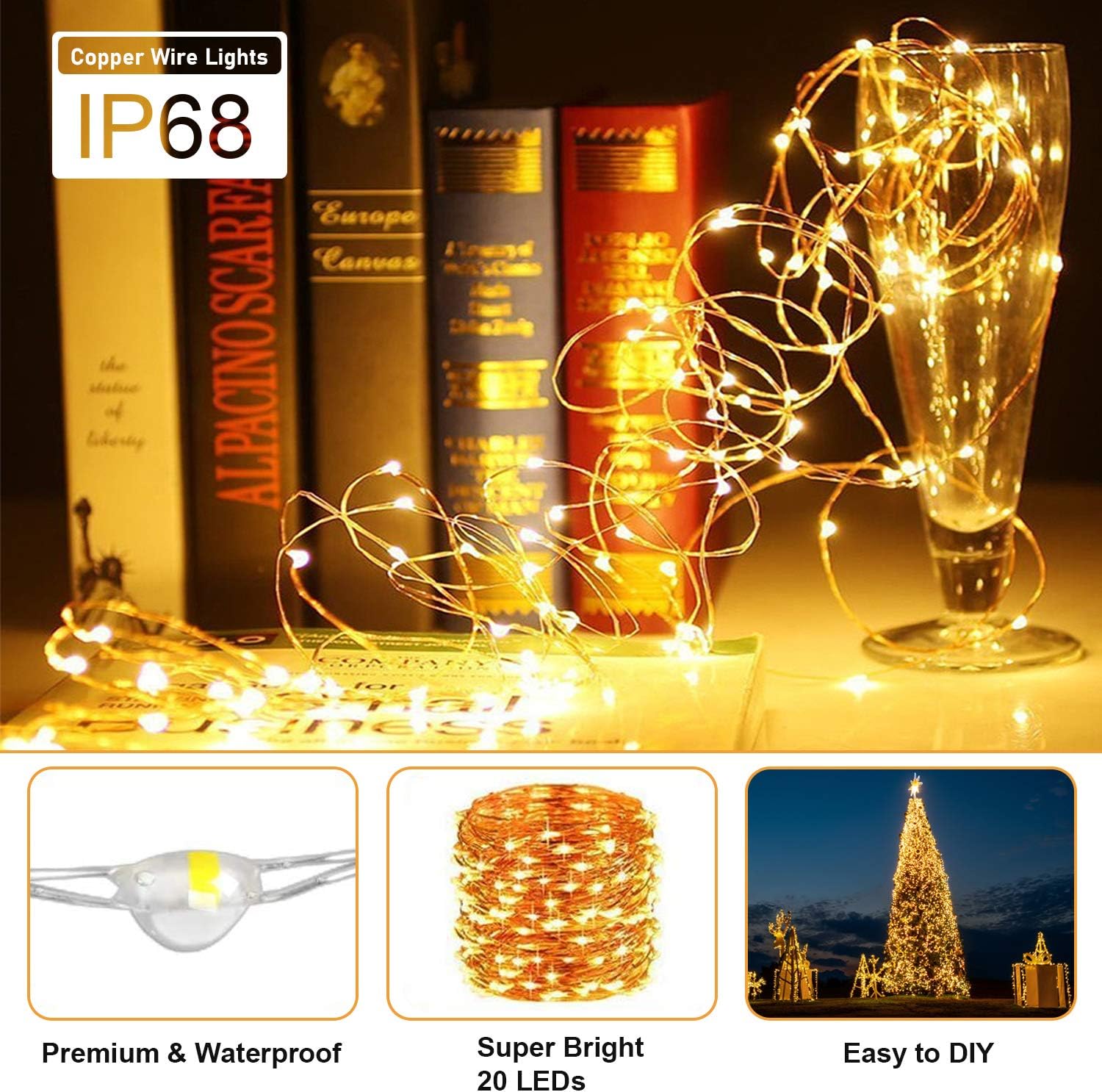 4.5v low-voltage warm white 3000k leds that stay cool and safe to touch