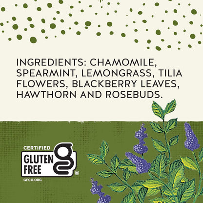 4-6 minute steep time producing minty, chamomile-forward notes suitable for bedtime