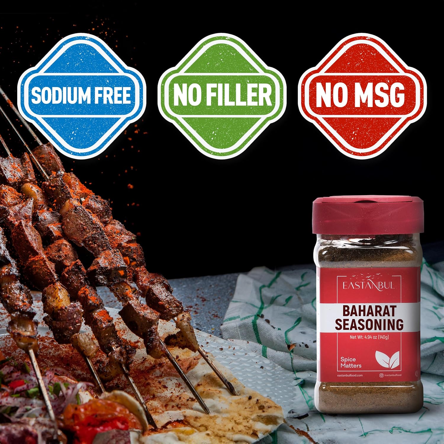 4.94 oz (140g) resealable container sized for frequent home cooking