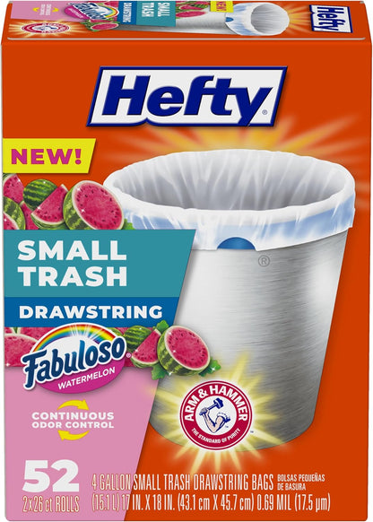 4-gallon capacity sized for small bathroom, bedroom, and office wastebaskets