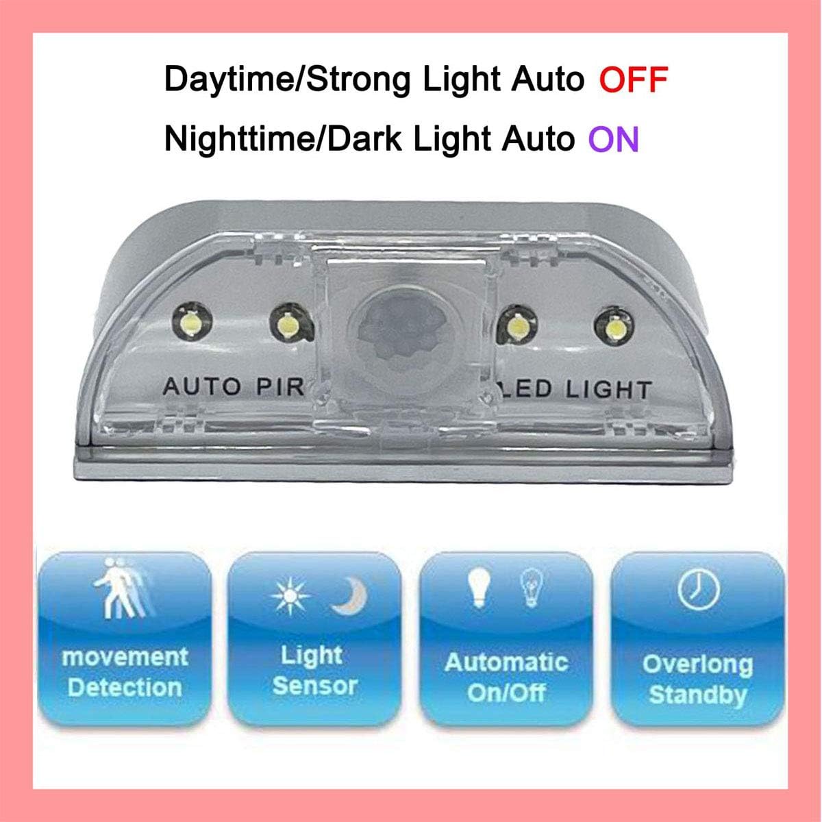 4 led bulbs rated for long life with no maintenance