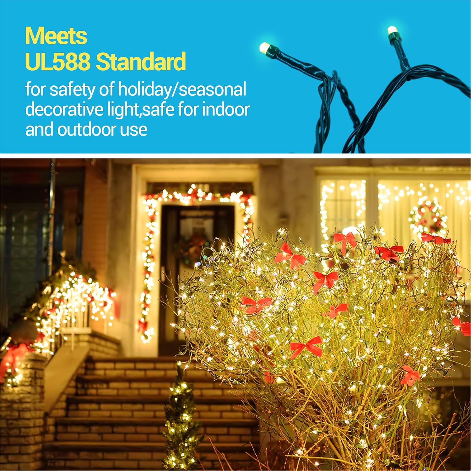 4-level dimming (100% / 75% / 50% / 25%) plus 6h-on/18h-off timer via included remote