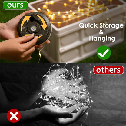 4-level power indicator (25/50/75/100%) for at-a-glance battery status