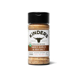 Kinder's Organic Buttery Garlic Master Salt – Smoky Garlic Dry Rub for Backyard Grilling and Smoking